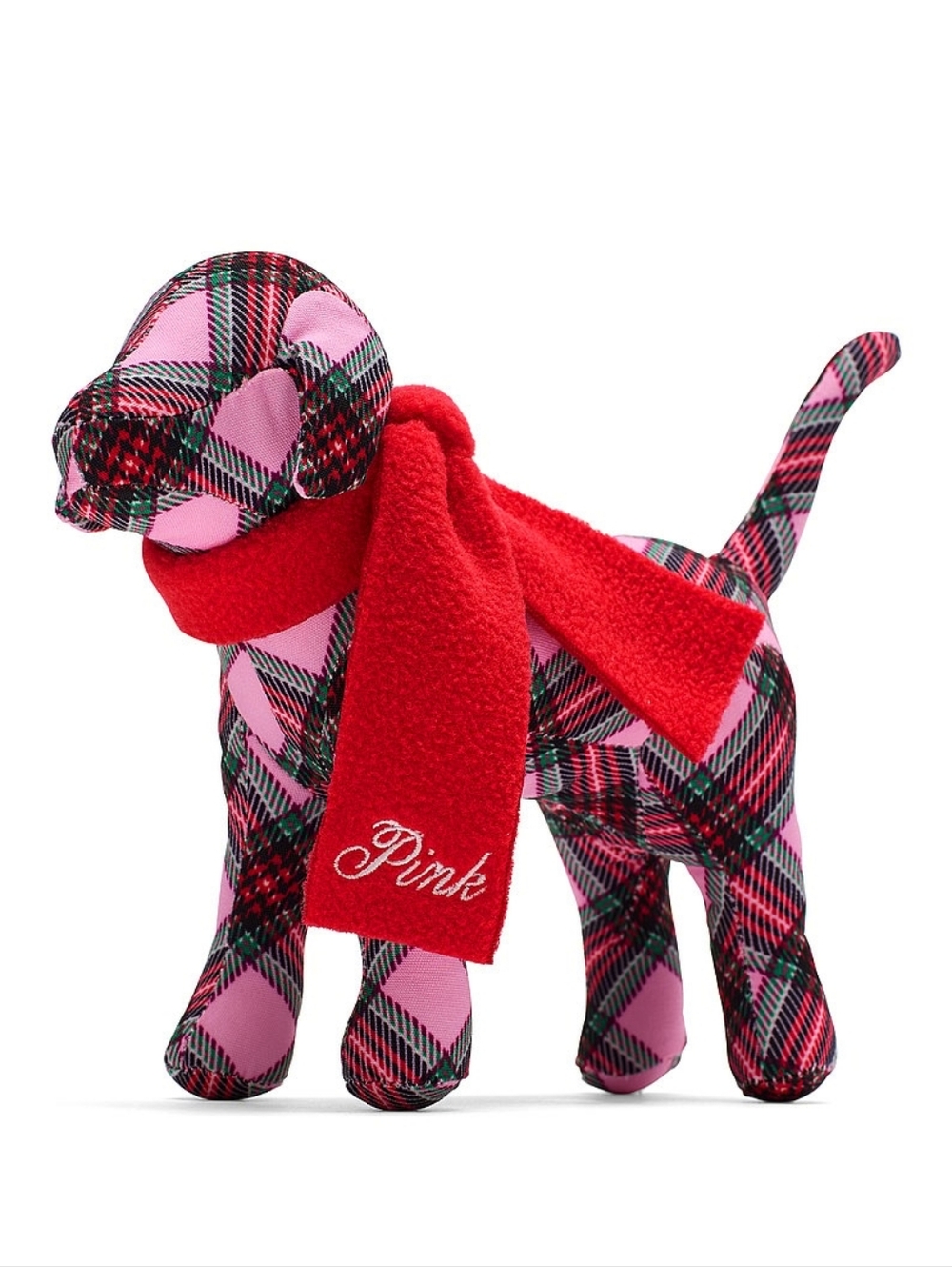 Victoria's Secret Mini Dog Pink Plaid